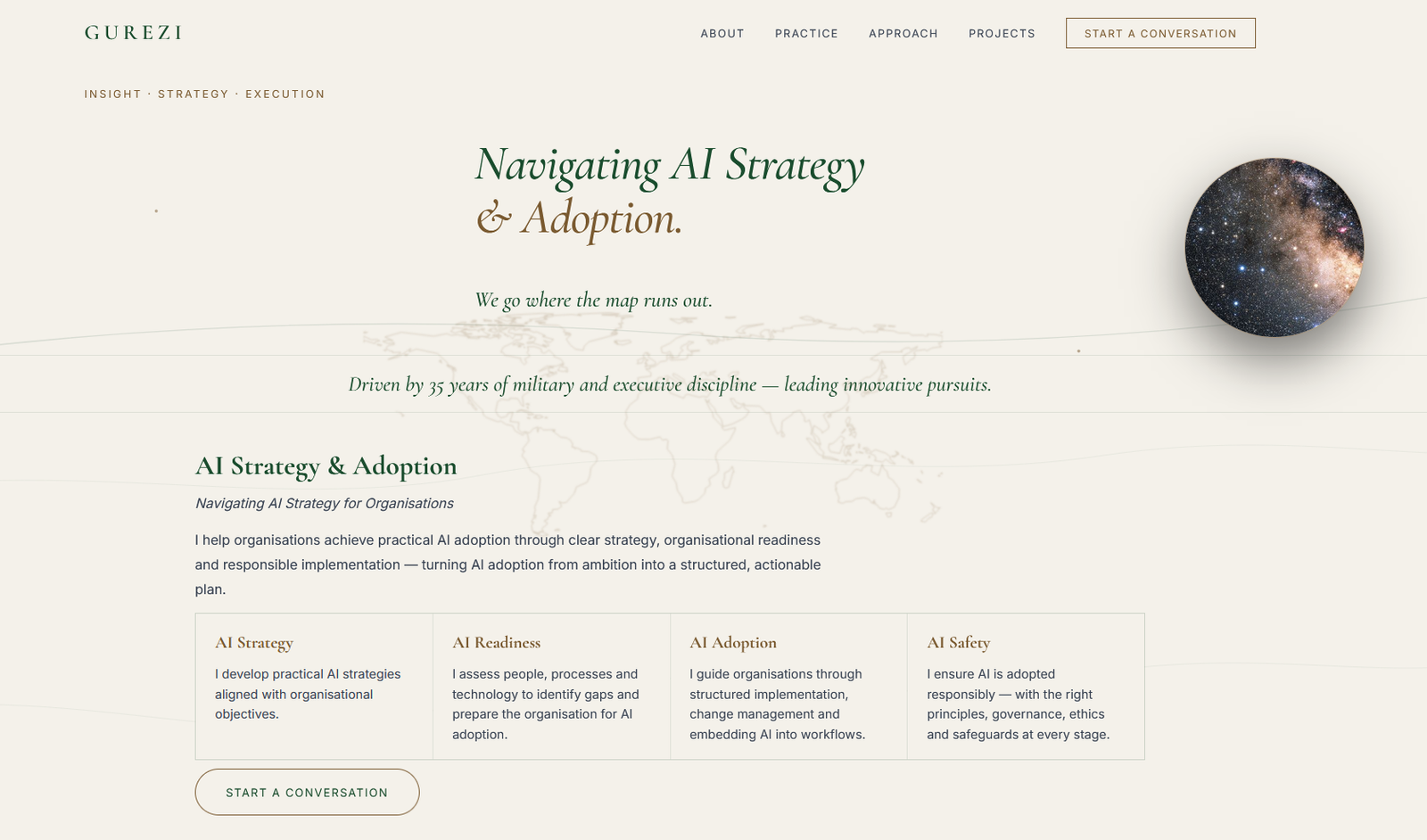 Gurezi AI Strategy and Adoption Advisory — founded 2026, Delhi/NCR