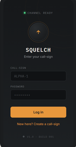 Squelch push-to-talk Android walkie-talkie app — open source, self-hosted